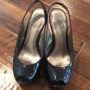Bebe heels with front platform